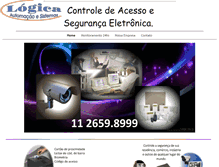 Tablet Screenshot of logicaautomacao.com.br